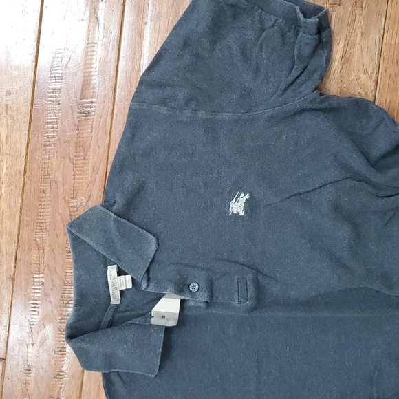 Burberry Brit Dark Gray Polo Shirt - Picture 2 of 9